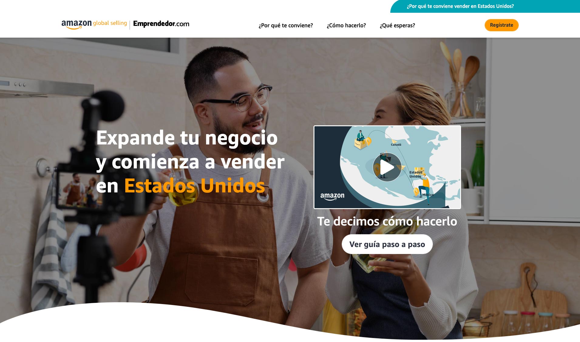 Landing de Amazon Global Selling