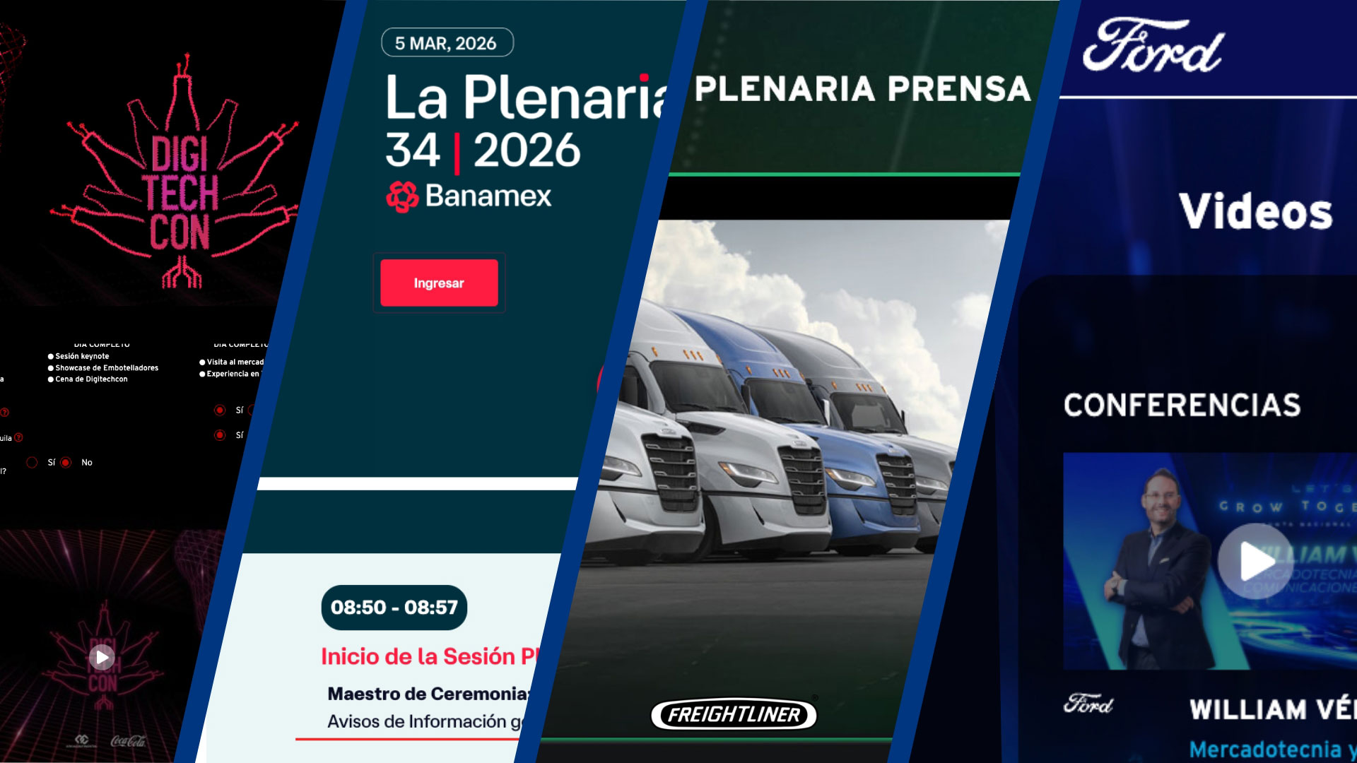 Plataforma digital de eventos corporativos